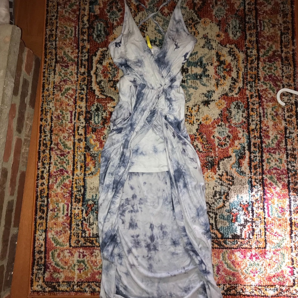 CODIGO: Tie dye high to low dress